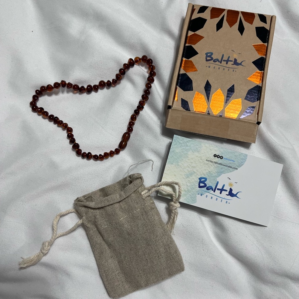 Balt amber necklace toddler /baby